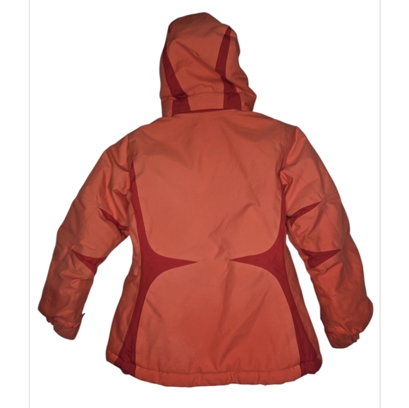 Patagonia H2NO Girls Hooded Coral Winter Snow Parka Jacket Size XS 5-6 - Picture 2 of 16